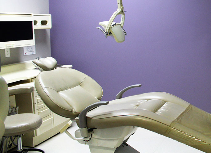 Dental chair at London City Dental